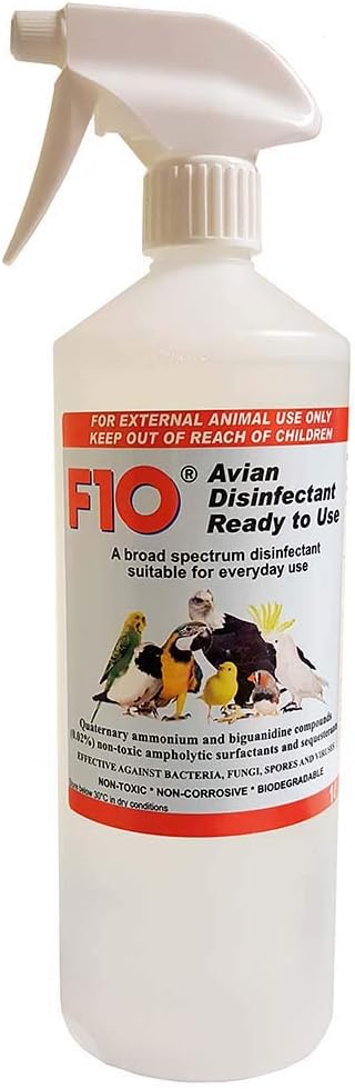 F10 Avian Disinfectant Ready to Use Spray - 1 Litre :Grocery