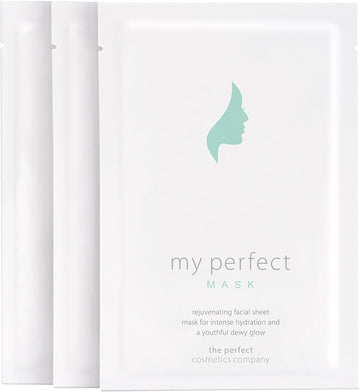My Perfect Sheet Mask, Penny Lane, 3 Pack Cotton Serum-Soaked Masks Hydration Boosting And Re-Energising With Hyaluronic Acid Skincare Serum Instant Results Anti-Ageing Multipack As Seen On Tv