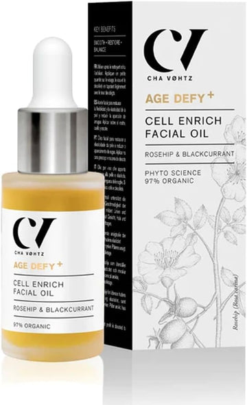 Green People Age Defy+ Cell Enrich Oil - With Rosehip, Suitable For Mature Skin - Paraben Free - Vegan, 30Ml