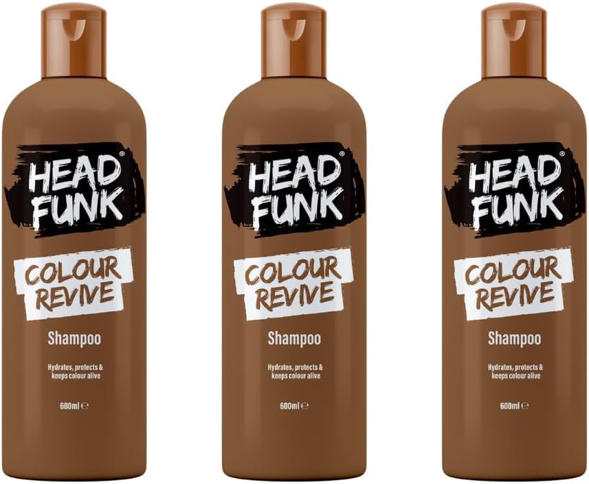 Head Funk Colour Revive Shampoo 600Ml - Revive Your Hair Colour And Stay Vibrant With Head Funk Colour Revive Shampoo - Size: 600Ml (Approx.)
