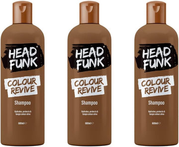 Head Funk Colour Revive Shampoo 600Ml - Revive Your Hair Colour And Stay Vibrant With Head Funk Colour Revive Shampoo - Size: 600Ml (Approx.)