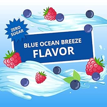 Wyler'S Light Island Punch, Blue Ocean Breeze, 10 Ct (Pack - 12)