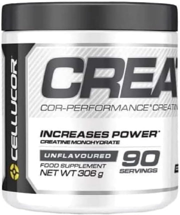 Cellucor Cor-Performance Micronised Creatine Monohydrate Powder Unflavoured 90 Servings (306G) | Amino Acid Nutritional Supplement For Pre Workout And Post Workout | Vegetarian And Vegan Creatine