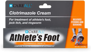 CareAll? 1.0 oz. Antifungal Clotrimazole 1% Cream USP, Cures Most Athlete?s Foot, Jock Itch and Ringworm
