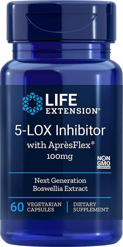 Life Extension - 5-Lox Inhibitor With Apresex - 100 Mg - 60 Vcaps (Pack Of 3)