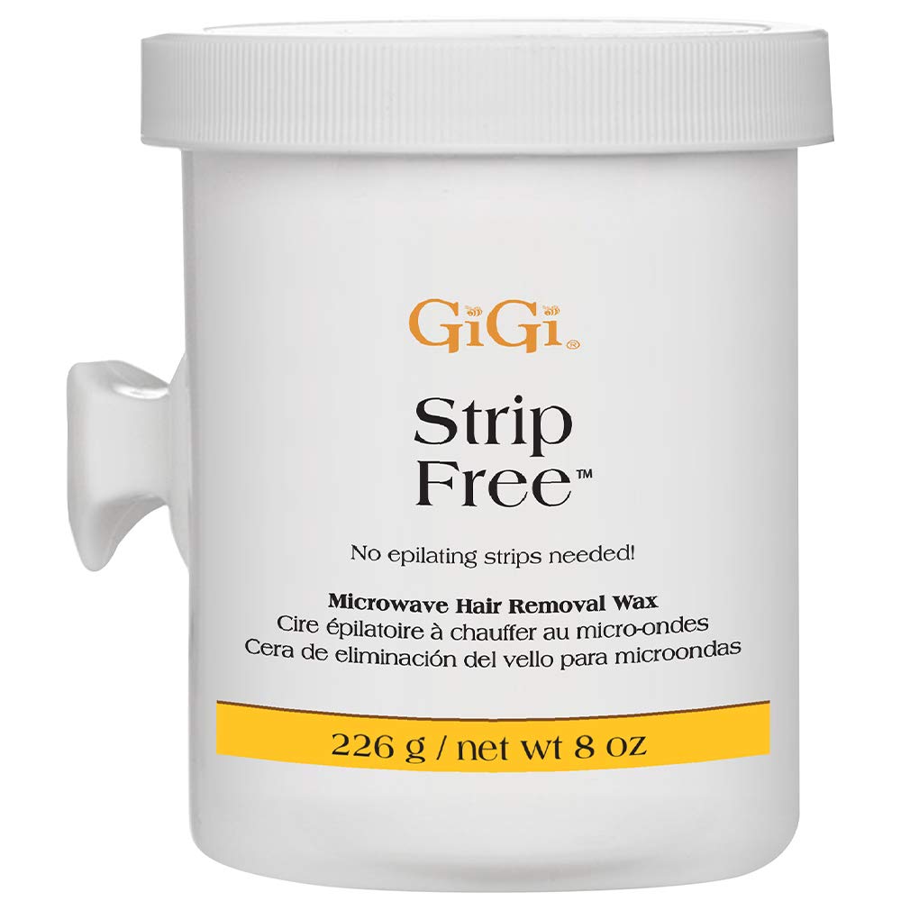 Gigi Crème Wax Microwave Hair Removal Wax For Face & Body, Gentle Soft Wax Formula For Fine To Coarse Hair, At-Home Waxing, 8 Oz