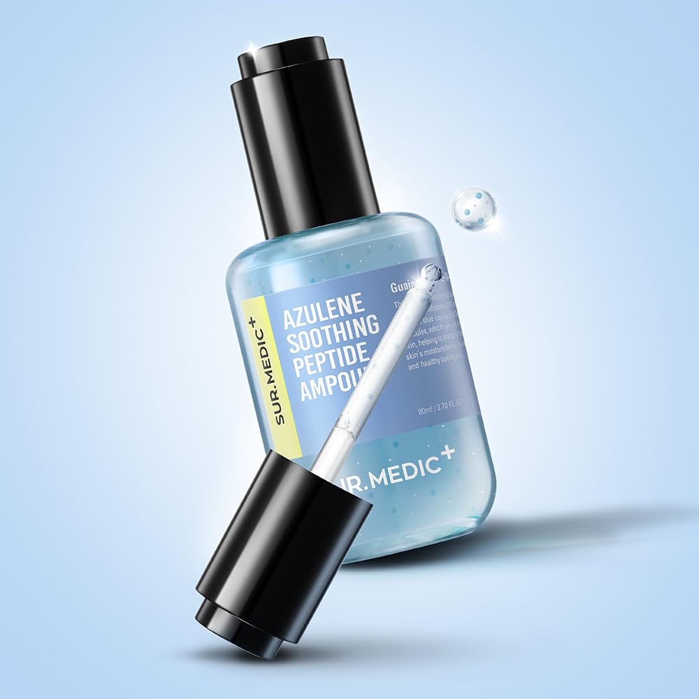 Surmedic Azulene Moisturizing Soothing Mousse Toner, Hydrating, Glowing, Calming Bubble Toner For Sensitive, Dry, Dull Skin, Korean Skin Care 3.71 Oz / 110Ml : Beauty & Personal Care
