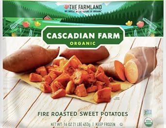 Cascadian Farm Organic Fire Roasted Sweet Potatoes, Frozen Vegetables, 16 oz