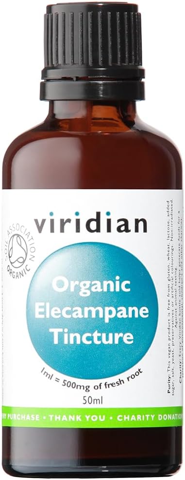 Viridian -100% Organic Elecampane Tincture 50Ml
