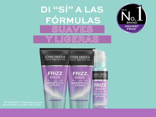John Frieda Weightless Wonder Conditioner for Frizzy, Fine Hair with Aloe Water 250ml, Lightweight Conditioner for Fine, Frizzy, Dry Hair : Amazon.co.uk: Beauty