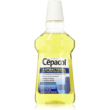 Cepacol Antibacterial Mouthwash, Gold, 24Oz