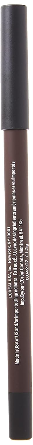 L'Oreal Paris Makeup Infallible Pro-Last Pencil Eyeliner, Waterproof and Smudge-Resistant, Glides on Easily to Create any Look, Brown, 0.042 oz. : Beauty & Personal Care