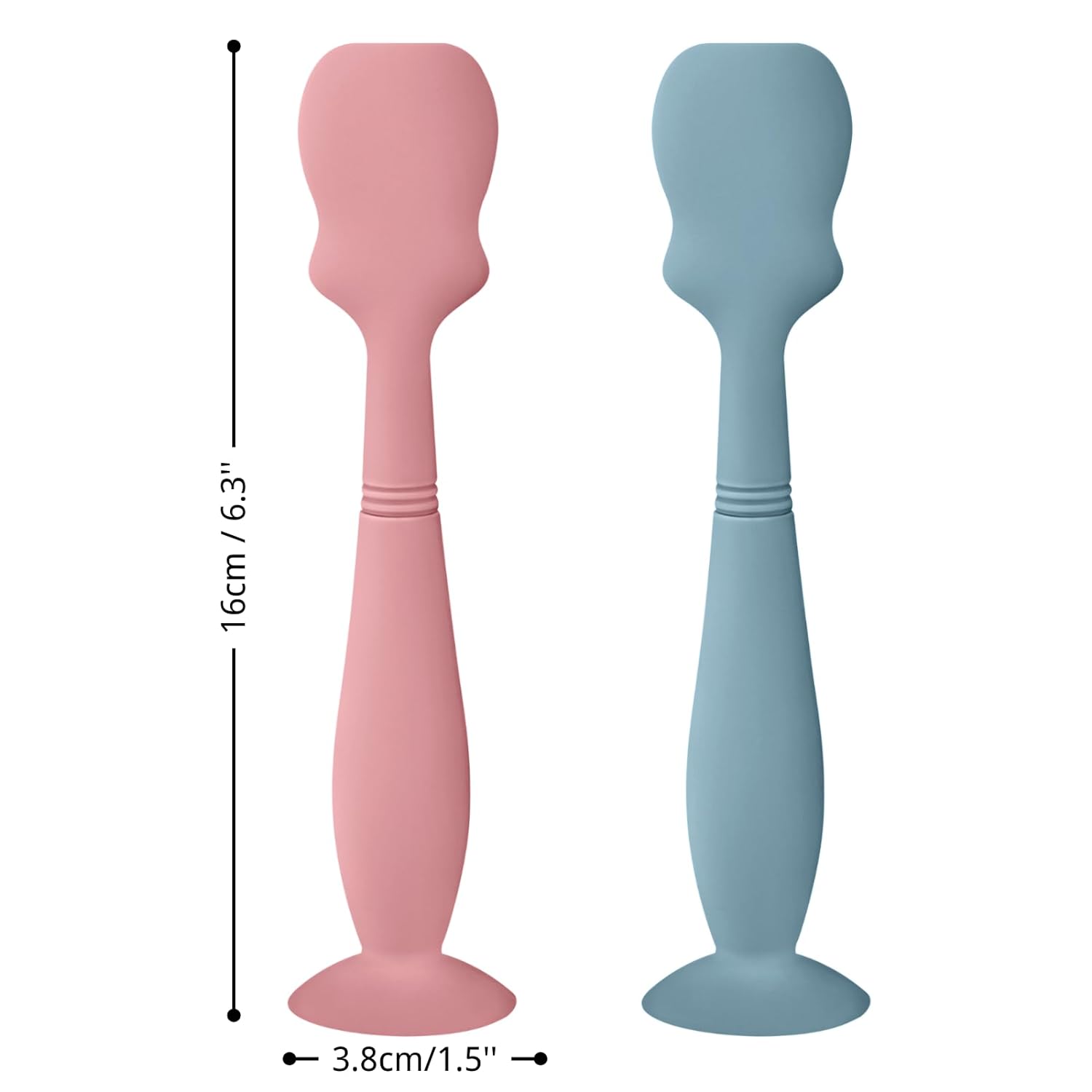 Baby Diaper Cream Spatula Applicator Set - 2Pack Soft Silicone Baby Butt Paste Spatula (Ether/Mauve, Large Size) : Baby