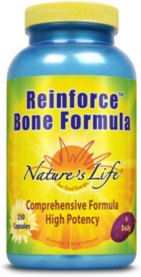 Nature's Life Reinforce Bone Formula | 250 ct : Health & Household
