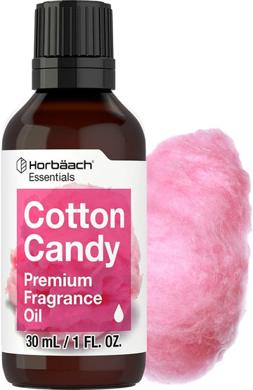 Horbäach Cotton Candy Fragrance Oil | 1 fl oz (30ml) | Premium Grade | for Diffusers, Candle and Soap Making, DIY Projects & More