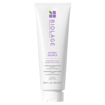 Biolage Hydra Source Conditioning Balm - Conditions, Detangles & Adds Softness, For Dry Hair, Infused With Fermented Aloe & Micro-Filtered Hyaluronic Acid, Vegan & Paraben-Free