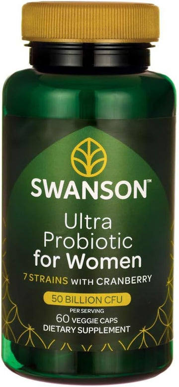 Swanson Ultra Probiotic For Women 50 Billion Cfu 60 Veg Capsules