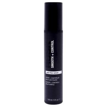 Rusk Anti-Frizz Serum, Smooth + Control, For Damp Or Dry Hair, Smoothes And Prevents Frizz, 5 Oz