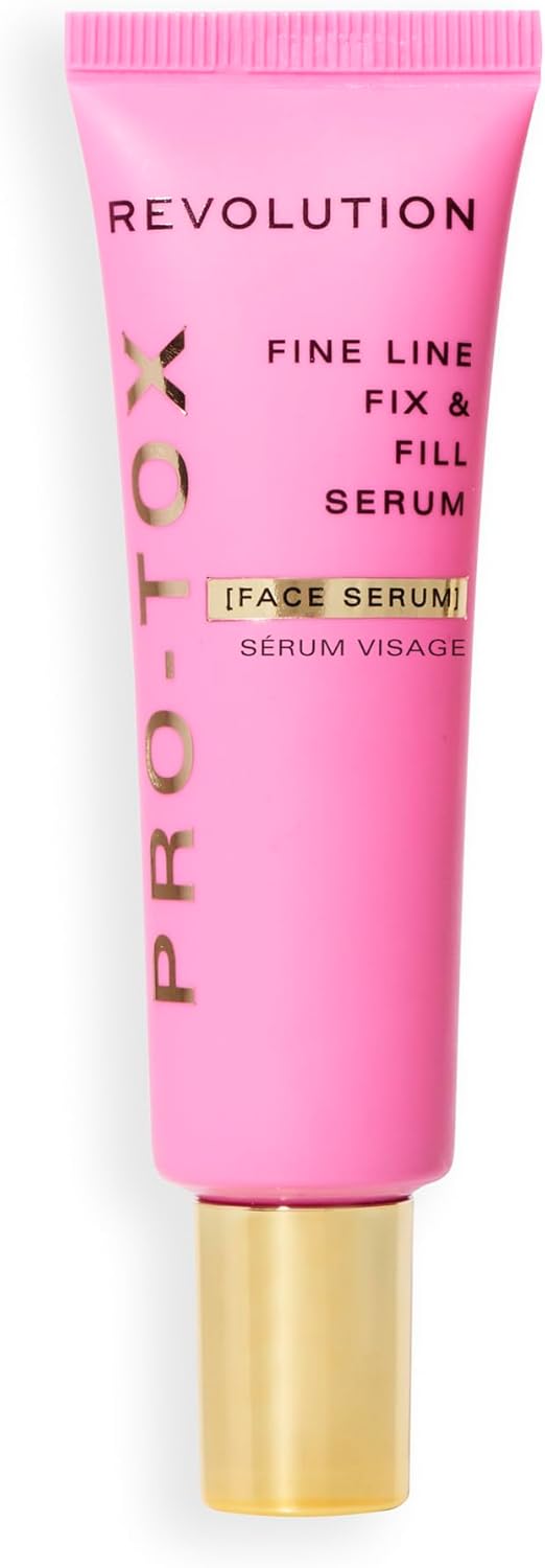 Revolution, Pro-Tox Fine Line Smoothing Face Serum, Helps Fine Lines & Wrinkles With Peptides, Dermatologist-Tested & Approved, Vegan & Cruelty-Free, 30G