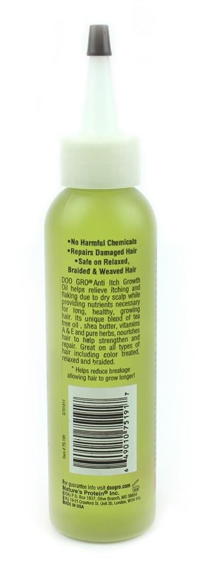 Doo Gro Anti-Itch Growth Oil, 4.5 Oz