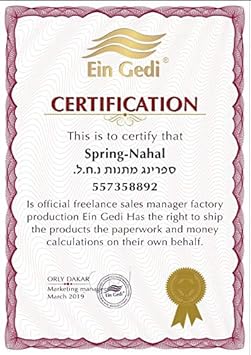 Anointing Oil 30 Ml - 1 Fl Oz Ein Gedi From Holyland Jerusalem (Henna)