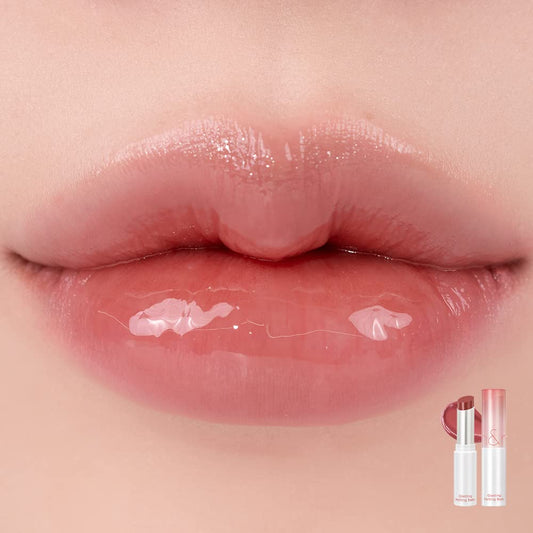 Rom&Nd Glasting Melting Balm 3.5G, 06 Kaya Fig, Glossy, Plumping Lips, Moisture, Translucent, Water Bomb, High Pigmented, Vegan