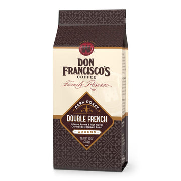 Don Francisco's Double French Dark Roast Ground Coffee (10 oz Bag)