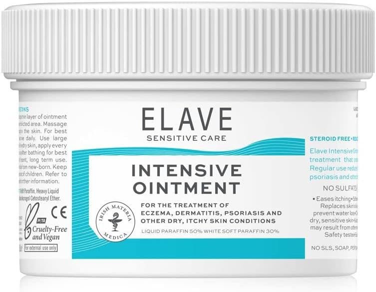 Elave Sensitive Intensive Ointment 250g | Medical Device for The Treatment of Eczema, Dermatitis, Psoriasis and Other Dry Itchy Skin Conditions : Amazon.co.uk: Health & Personal Care