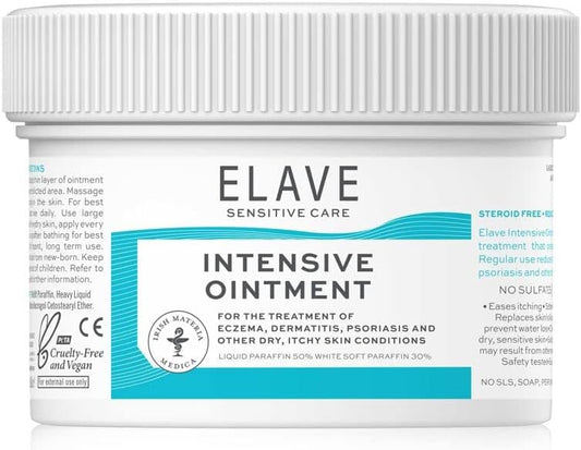 Elave Sensitive Intensive Ointment 250g | Medical Device for The Treatment of Eczema, Dermatitis, Psoriasis and Other Dry Itchy Skin Conditions : Amazon.co.uk: Health & Personal Care