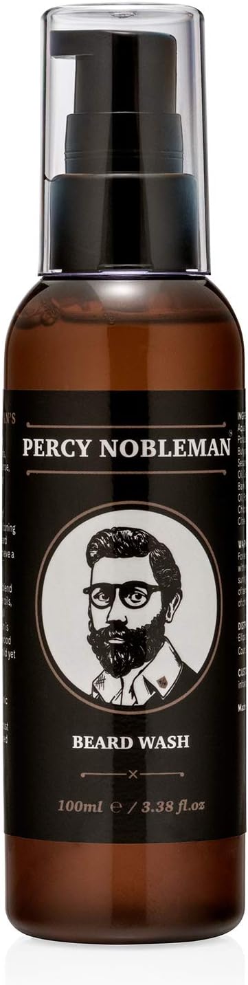 Percy Nobleman Beard Wash A Natural 95% Organic Soap / Shampoo & Conditioner For Men