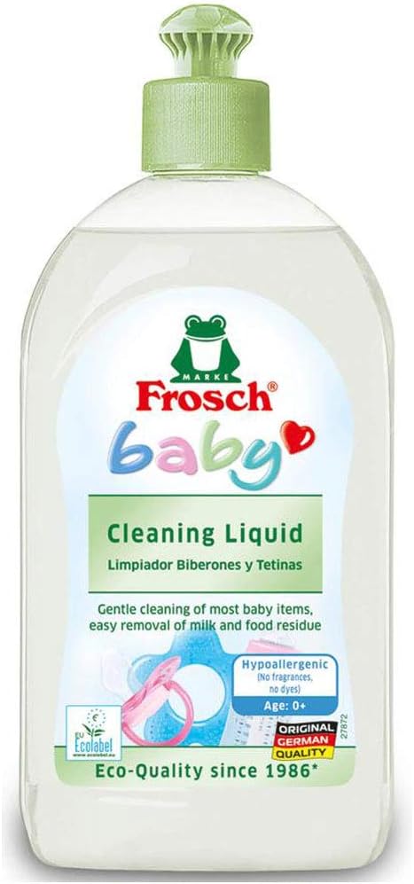 FROSCH Baby Cleaning Liquid, For Toys, Dishes, and More 16.9 oz (pack of 2) : Health & Household