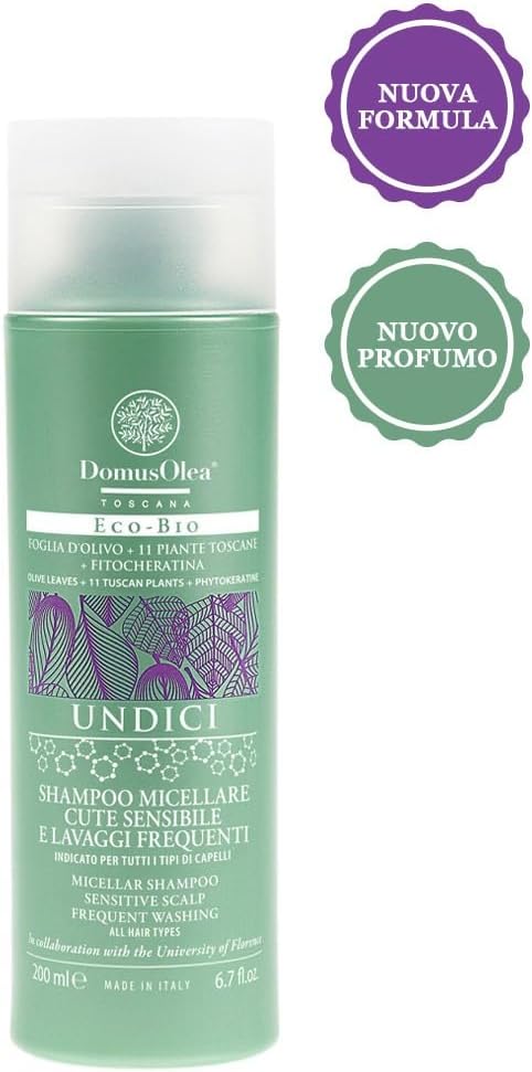 Domus Olea Toscana Shampoo Micellare Cute Sensible And Fresh Washing 200 Ml Indicated For All Hair Types