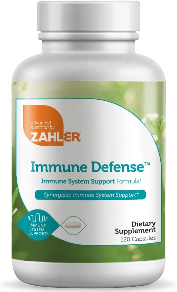 Zahler Immune Defense, Immune System Support, Certified Kosher, 120 Ca