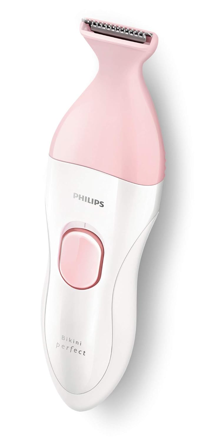 Philips Beauty Bikiniperfect Advanced Women'S Trimmer Kit For Bikini Line, Rechargeable Wet & Dry Use, 3 Attachments Hp6376/61