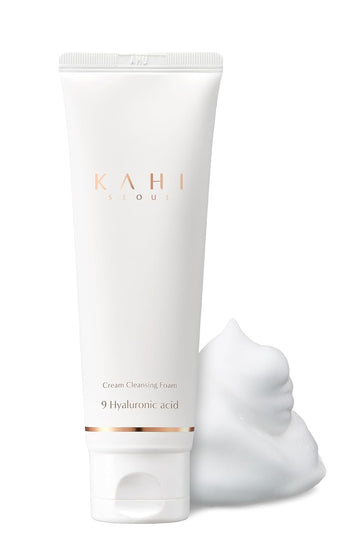 Kahi Cream Foaming Cleanser Face Wash | Hydrating Cream To Foam Cleanser For Oily Skin & Combination Face Care | Gentle Face Cleanser W/Collagen K Beauty Foaming Face Wash 2.70 Fl Oz