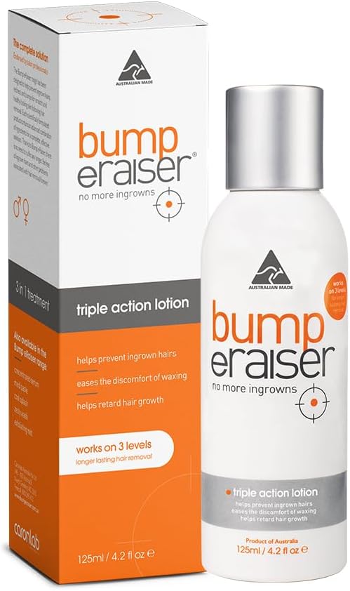 Bump Eraiser Triple Action Lotion 3 In 1 For Shaving Rash, Ingrown Hair Treatment, Razor Bumps And Razor Burns
