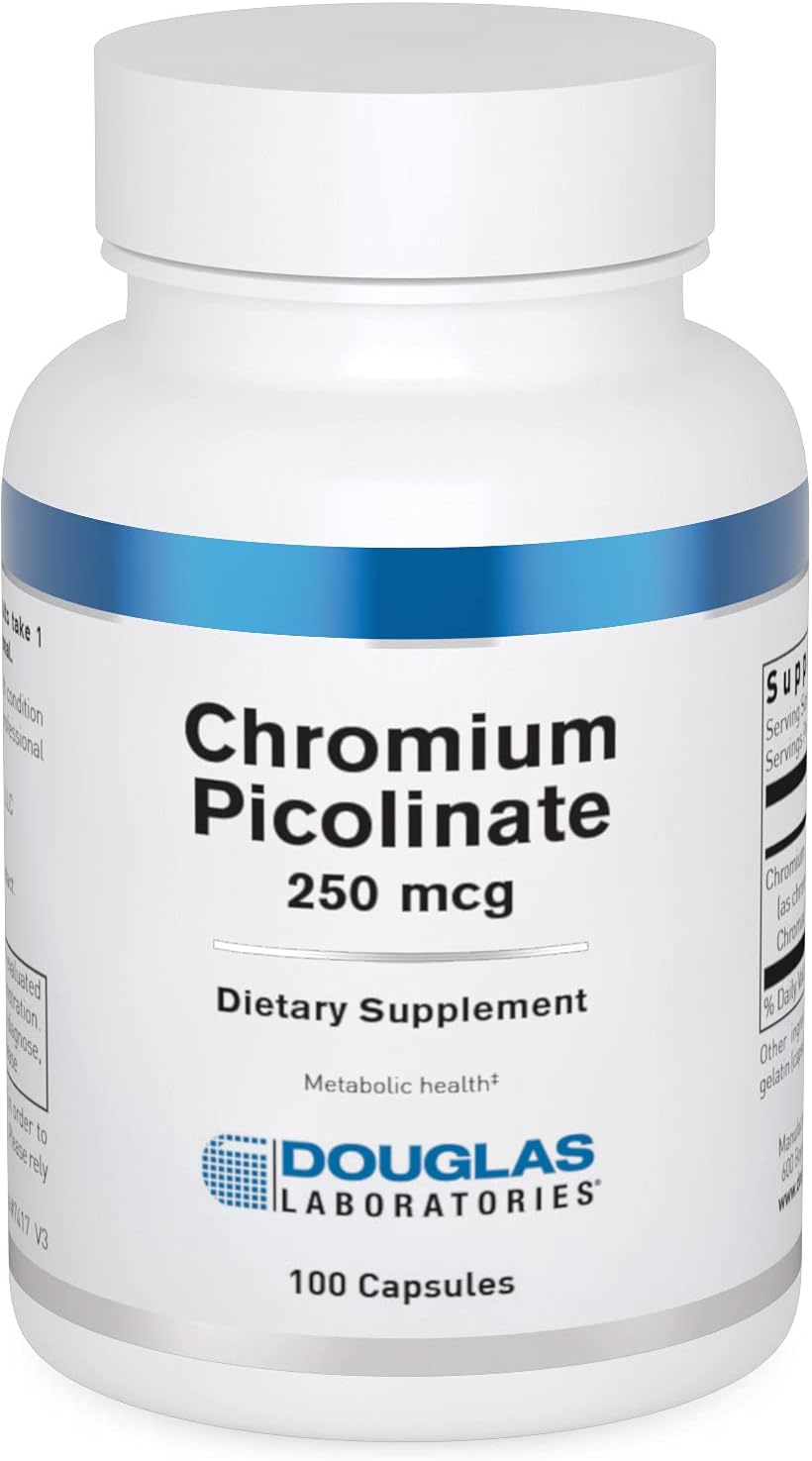 Douglas Laboratories Chromium Picolinate (250 Mcg) | Supports Healthy Metabolism | 100 Capsules