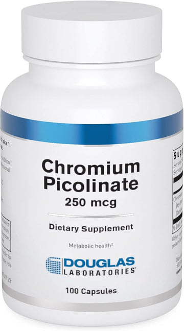 Douglas Laboratories Chromium Picolinate (250 Mcg) | Supports Healthy Metabolism | 100 Capsules