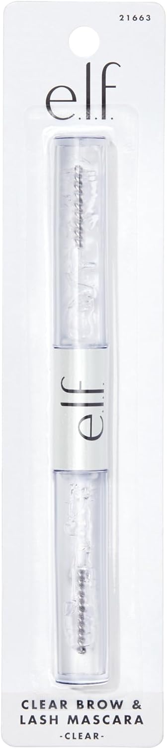e.l.f. Clear Brow & Lash Mascara, Glossy, Shiny, Lightweight, Easy To Use, Conditions Hairs, Gives Brows Soft Flexible Hold, Compact, All-Day Wear 2.5ml, crystal (clear) : Amazon.co.uk: Beauty