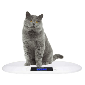 SIKE Feline Scale, Digital Portable Pet Dog Cat Scale; Comfort Baby Scale, 44 lbs/0.2 oz increments with Hold, 3 Weighing Modes, Accurate Digital Scale for Infants, Toddlers, and Babies