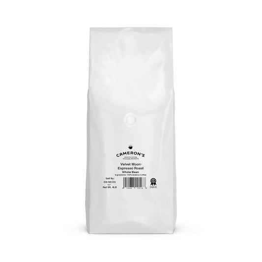 Cameron'S Coffee Velvet Moon Espresso Roast Whole Bean Coffee, Dark Roast, 100% Arabica, Bulk, 4-Pound Bag, (Pack Of 1)