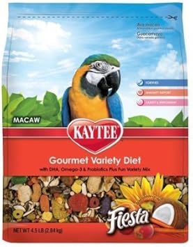 Kaytee Fiesta Macaws Bird Food 25 lb : Pet Food : Pet Supplies