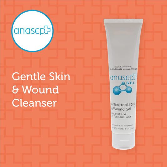 Anasept-Antimicrobial Skin & Wound Gel 3 Oz. Tube