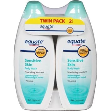Equate Sensitive Skin Unscented Body Wash, 24 Fl Oz By Equate : Beauty & Personal Care