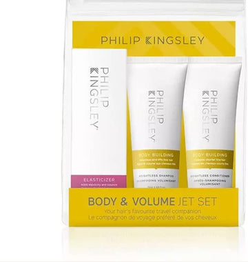 Philip Kingsley | Smooth & Shiny Haircare Travel Set | Includes Re Moisturizing Shampoo And Conditioner And Elasticizer | Hydrates Coarse, Wavy And Frizzy Hair | Hair Travel Essentials | 3 X 75Ml