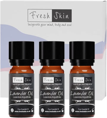 Freshskin Beauty Ltd | 30Ml (3 X 10Ml) - Lavender Essential Oil - 100% Pure & Natural Essential Oils