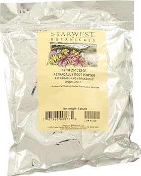 Starwest Botanicals Astragalus Root Powder, 1 Pound : Health & Household
