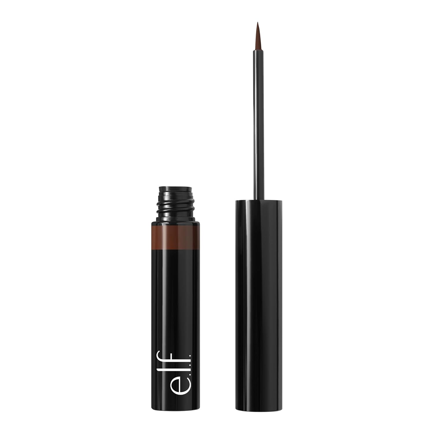 E.L.F. H2O Proof Inkwell Eyeliner Pen, High-Pigment, Waterproof Liquid Eyeliner, Delivers A Matte Finish, Vegan & Cruelty-Free, Caffeinated