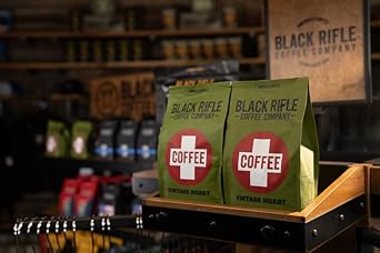 Black Rifle Coffee Company Vintage Roast, Medium Roast Ground Coffee, 12 Oz Bag