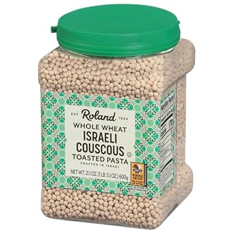 Roland Foods Israeli Toasted Couscous, Whole Wheat, 21.16 Ounce, Pack Of 2